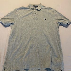 Polo brand men’s Heather grey polo shirt